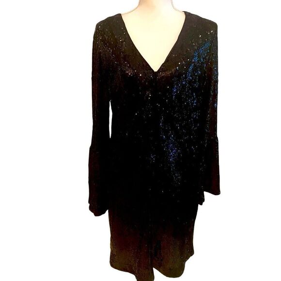 Nanette Lepore Sequin Sestina Dress Size 12 - Picture 4 of 8